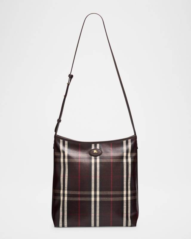 Highlands Small Coated Check Shoulder Bag